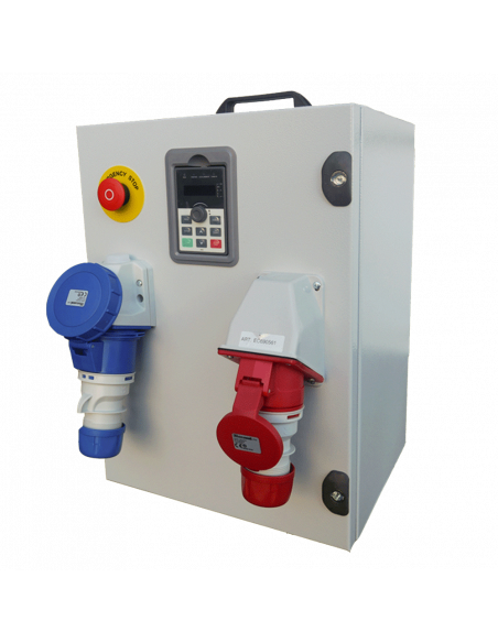 Single phase variable frequency drive in cabinet IP55
