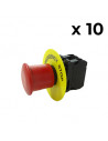 Compound emergency stop buttons