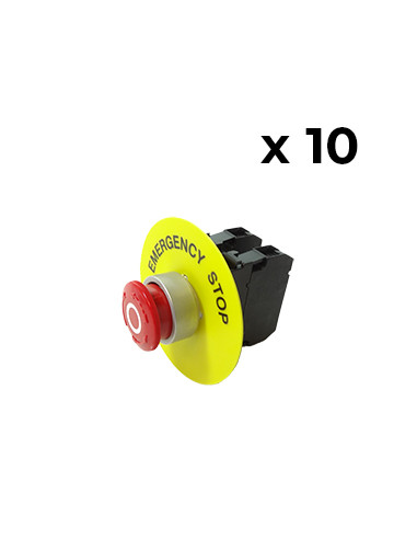 Compound emergency stop buttons