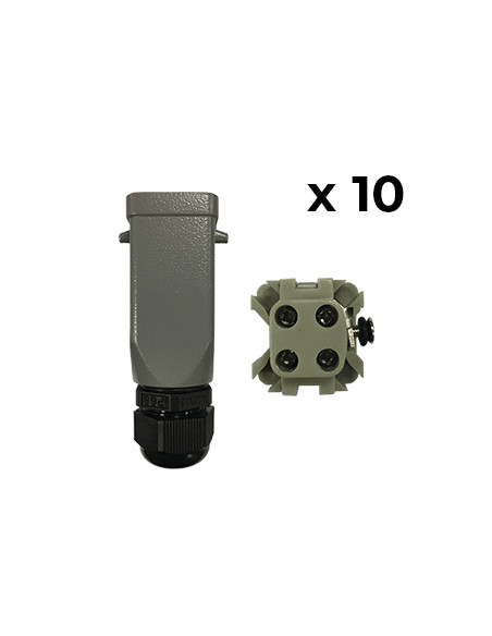 11 Connecteur multi-points 3 connectiques