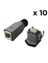 Multipoint connector 3 connections - 10 items