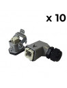 Multipoint connector 3 connections - 10 items