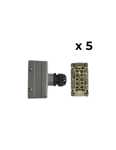 Multipoint connector 10 connections - 5 items