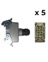 Multipoint connector 10 connections - 5 items