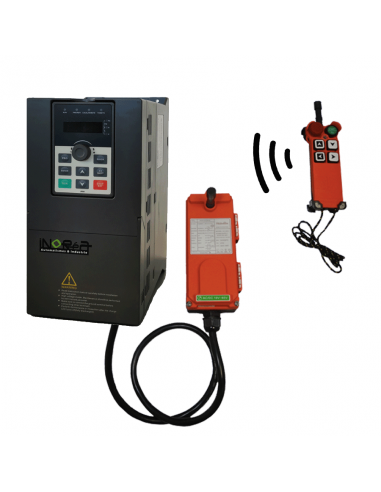 Single phase variable frequency drive with remote control
