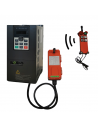 Single phase frequency inverter with remote control