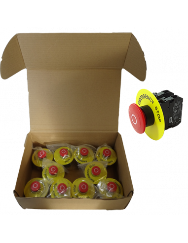 Compound emergency stop button